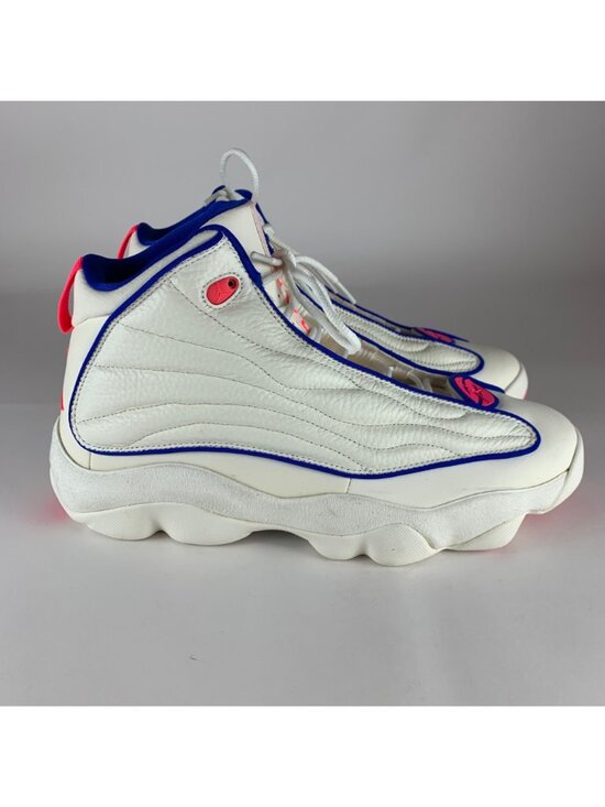 Nike Air Jordan Strong Racer White Pink Blue Basketball Shoes Mens 11 407285-125 main image 6
